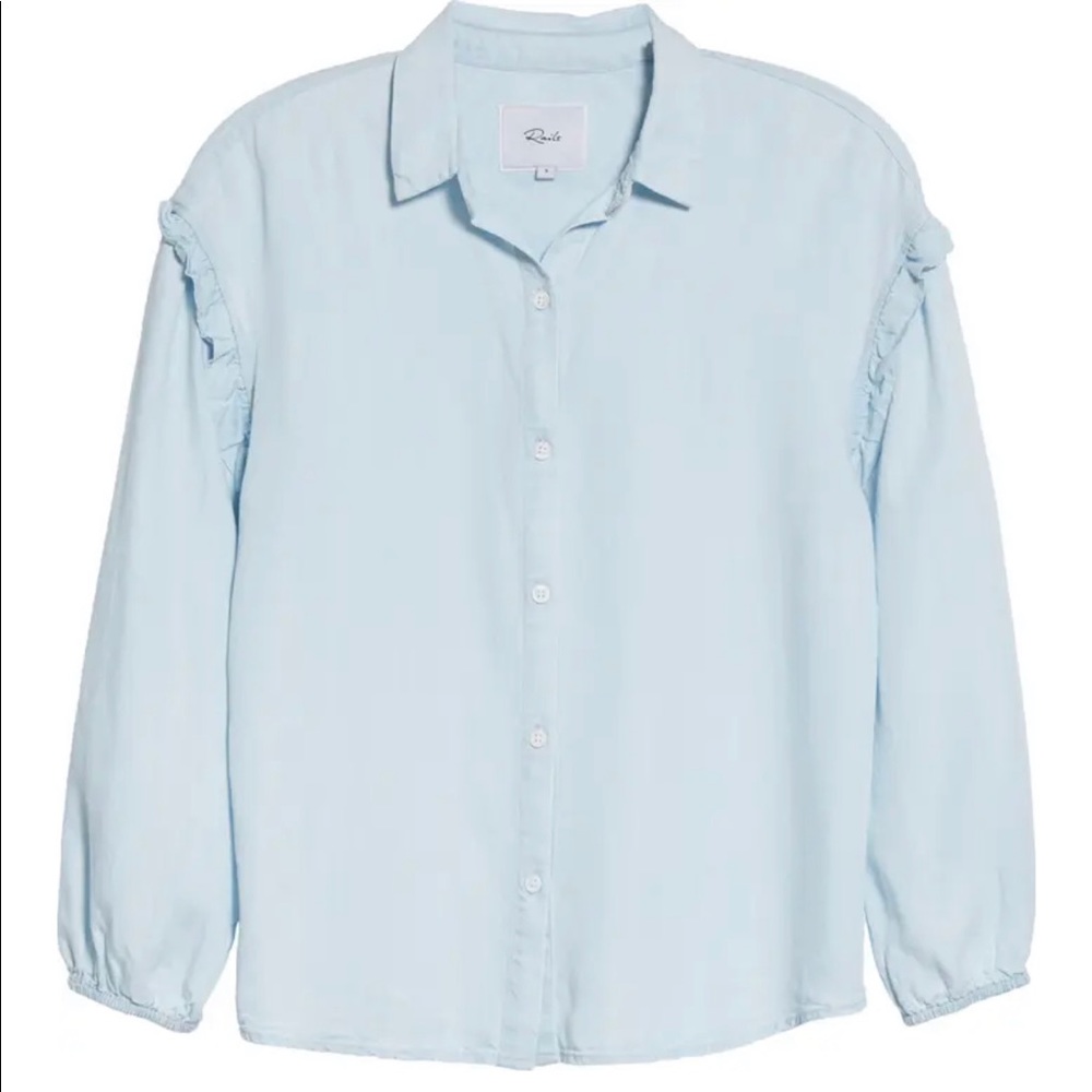 Rails denim long sleeve top small NWT
